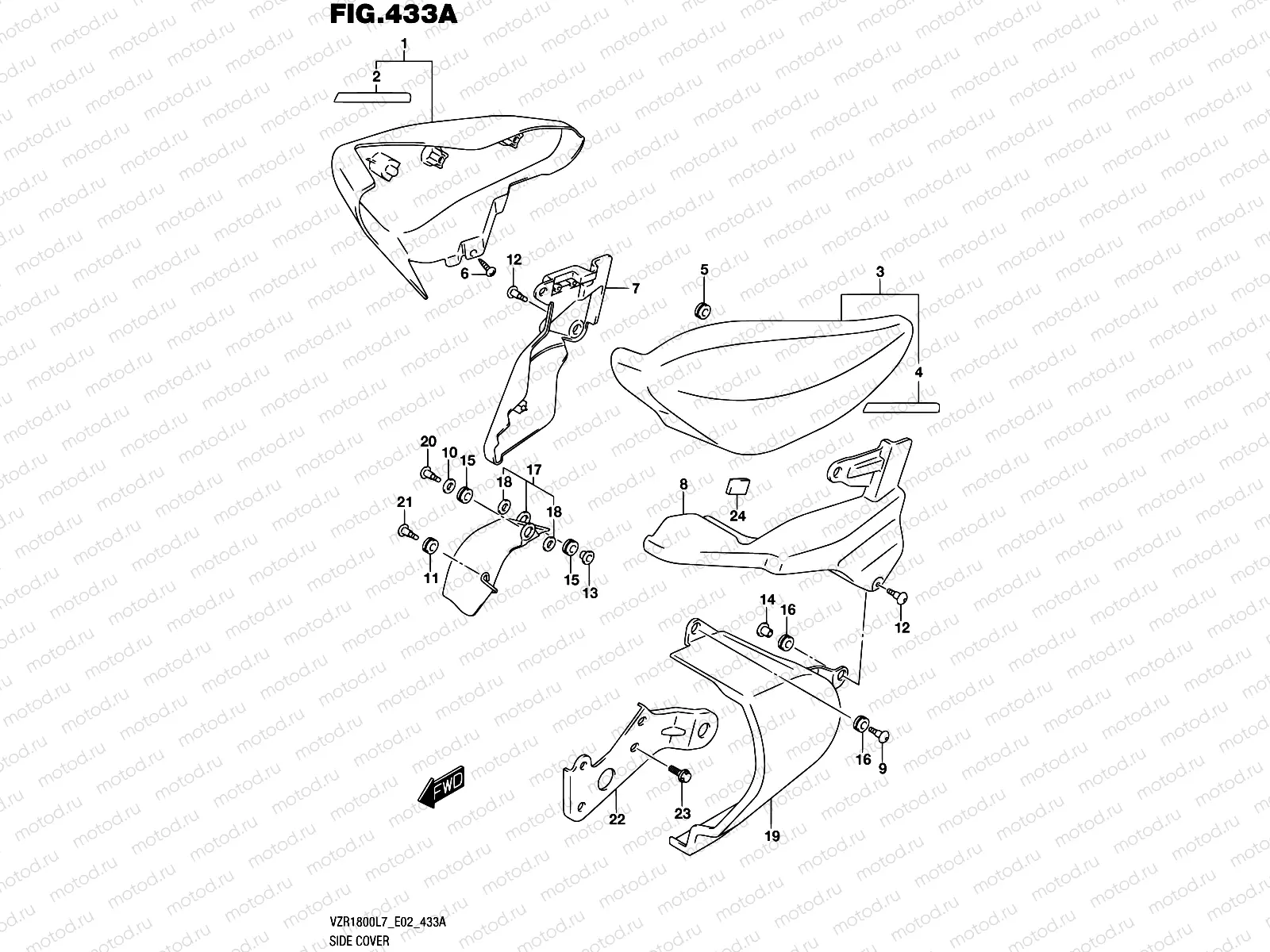 433A - SIDE COVER (VZR1800L7 E19)