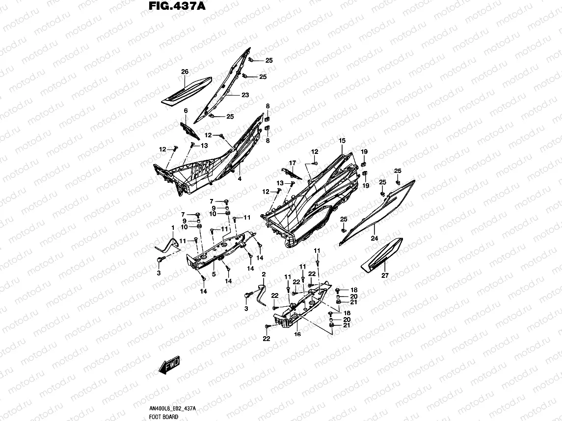 437A - FOOTBOARD
