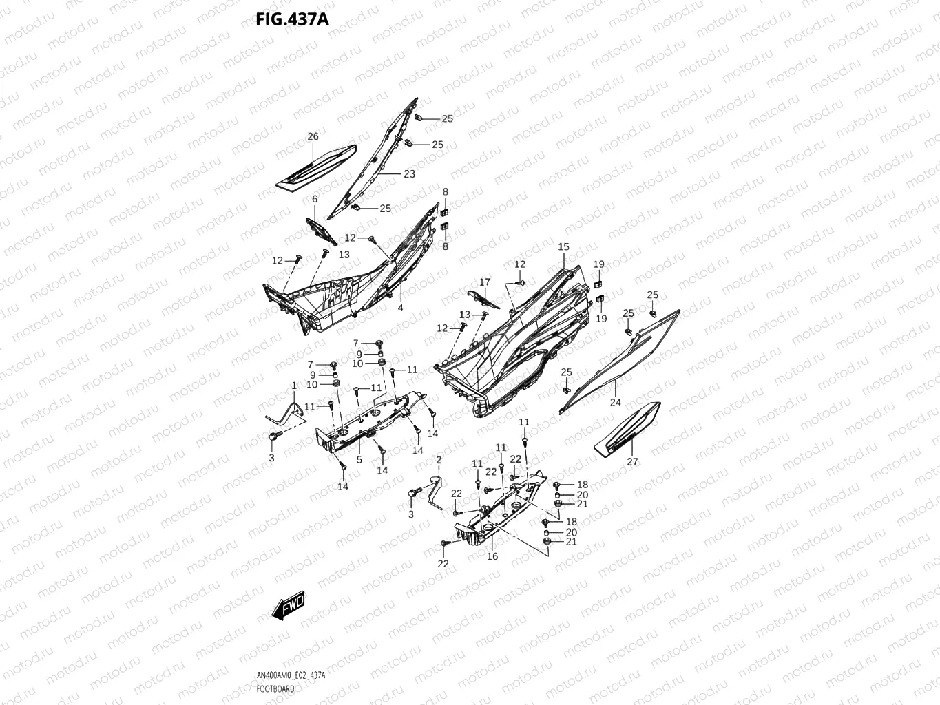 437A - FOOTBOARD