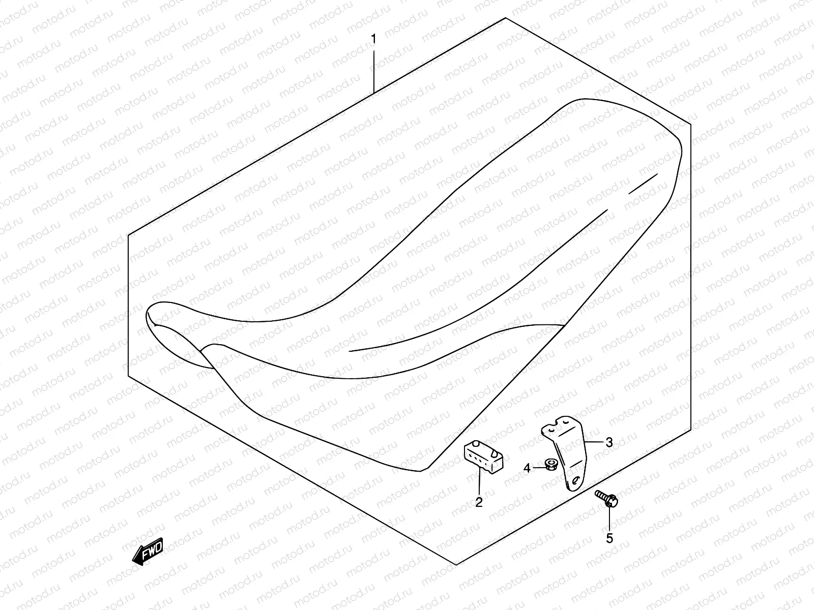 43A - SEAT (MODEL K2/K3/K4)