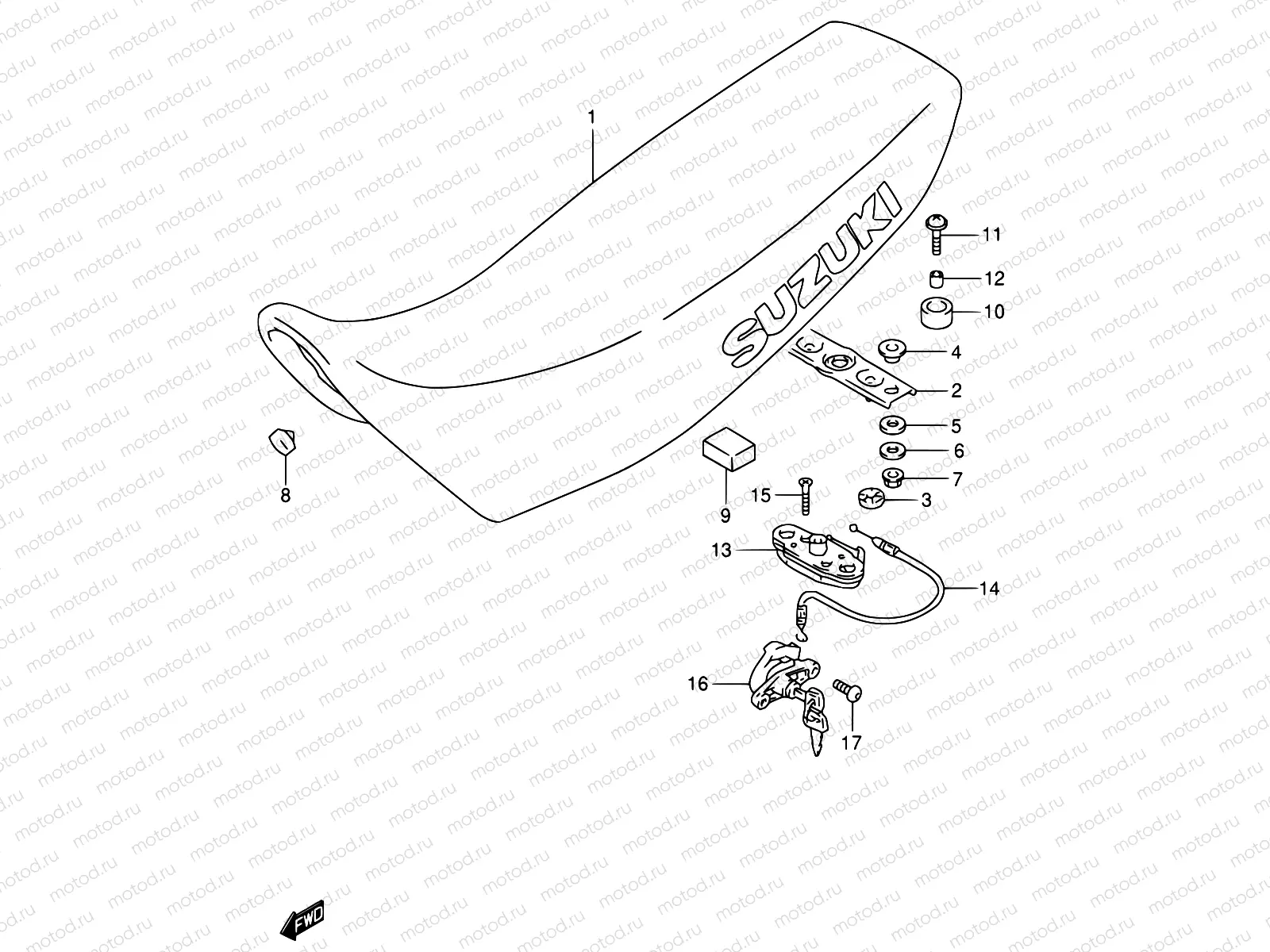 43A - SEAT (MODEL S/T)