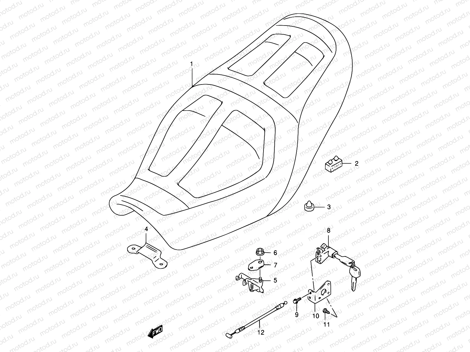 43A - SEAT (MODEL Y/K1)