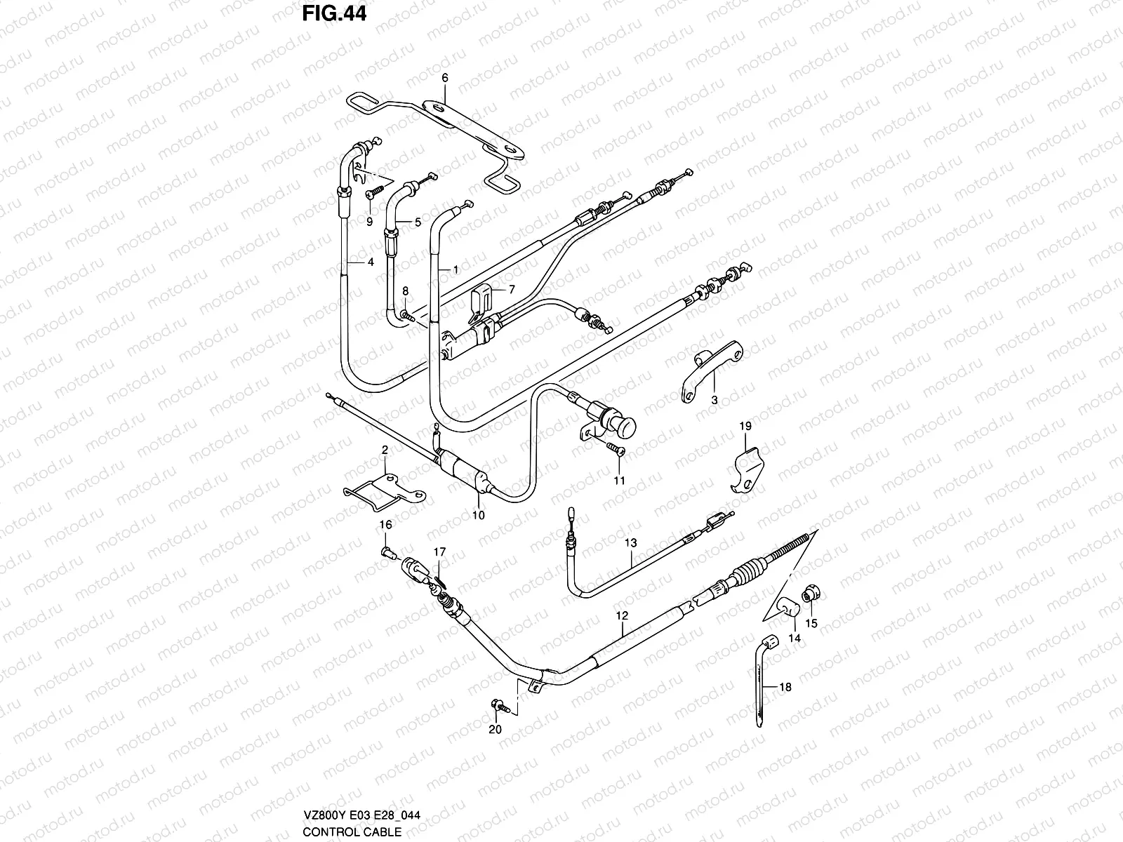 44 - CONTROL CABLE