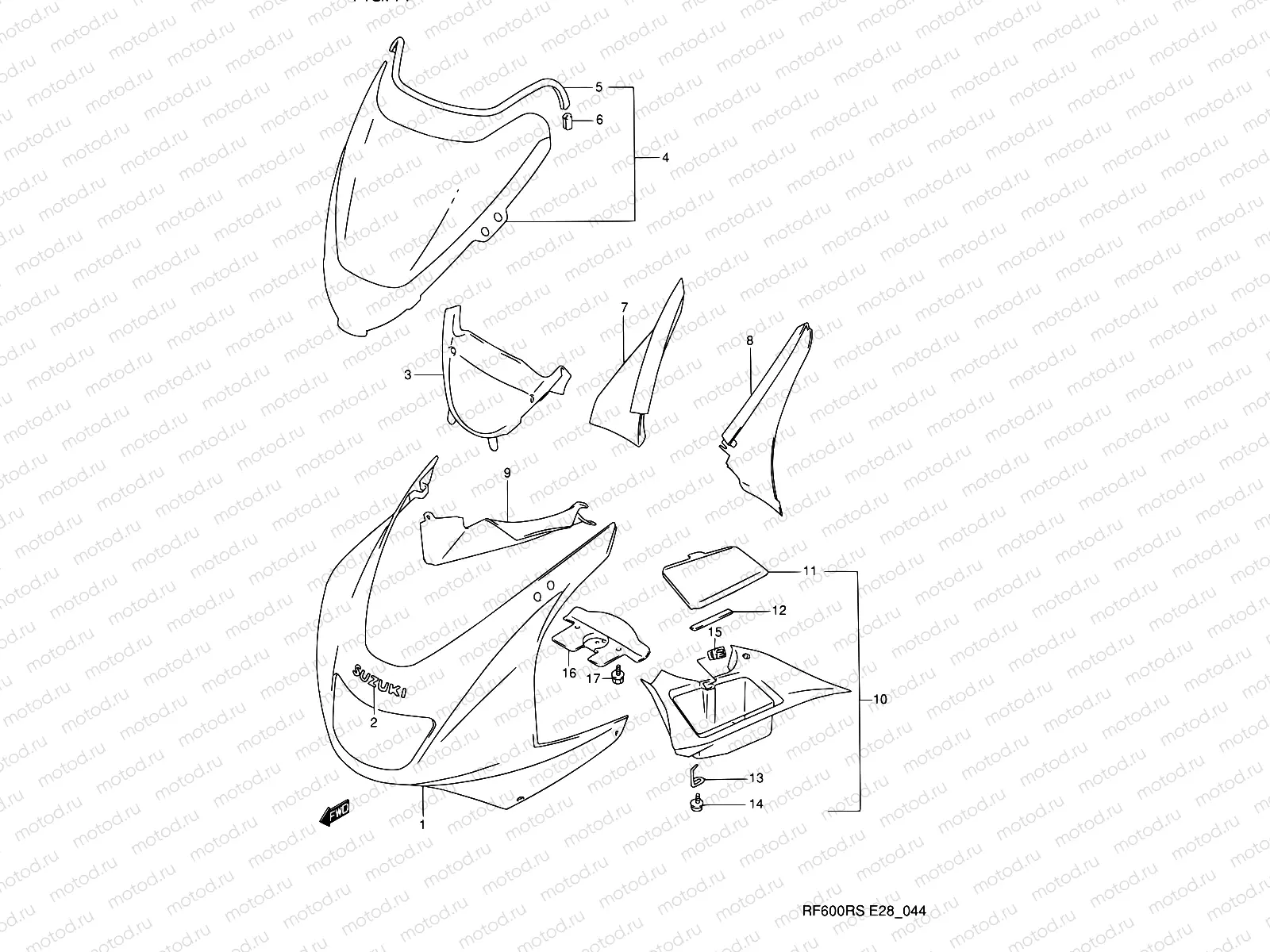 44 - COWLING BODY