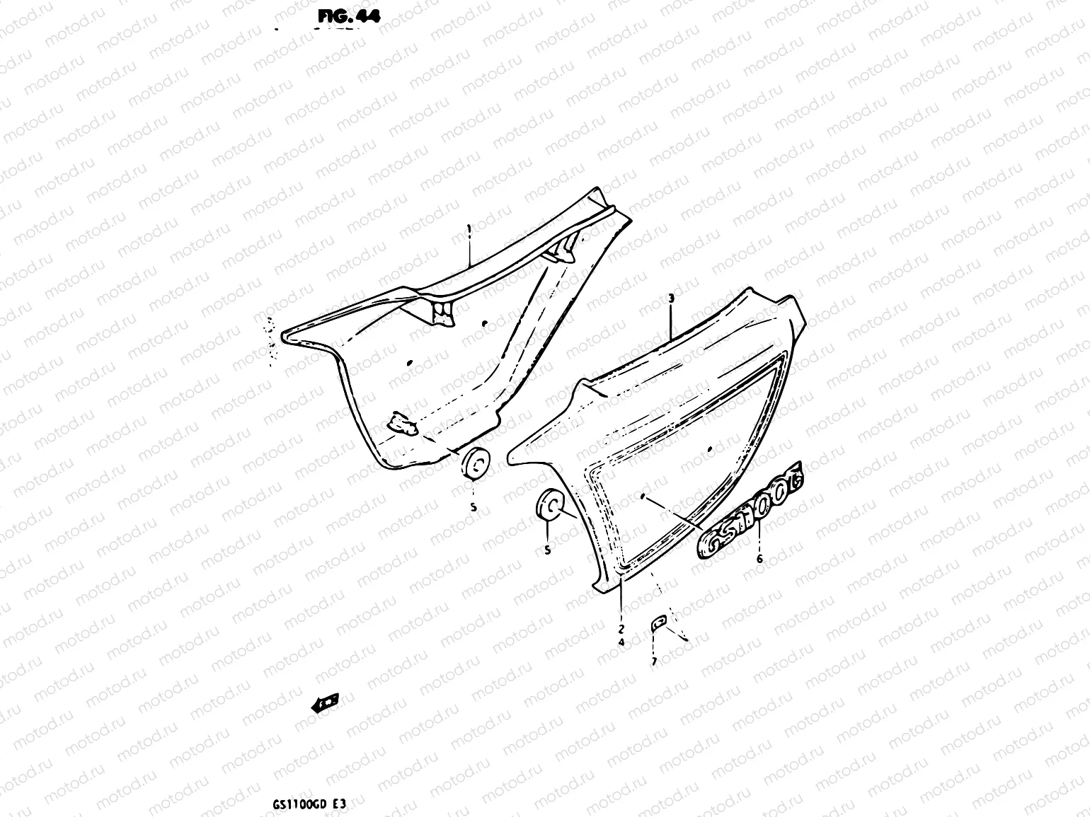 44 - FRAME COVER (MODEL Z)