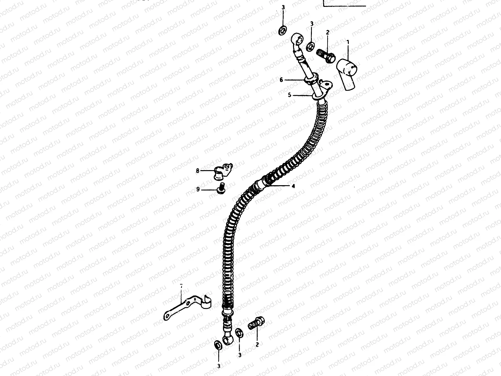 44 - FRONT BRAKE HOSE