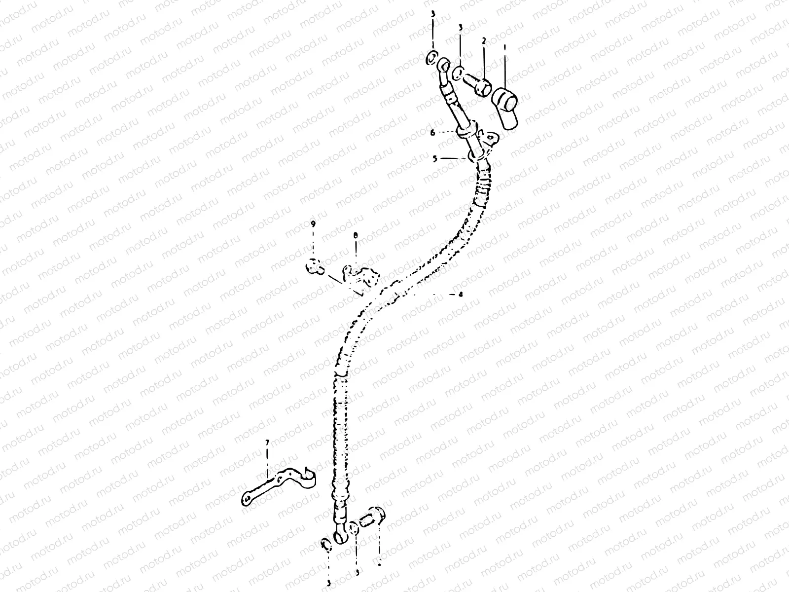44 - FRONT BRAKE HOSE