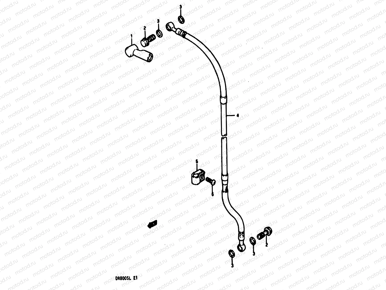 44 - FRONT BRAKE HOSE