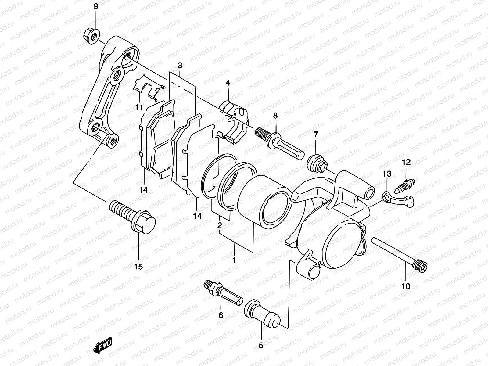 44 - FRONT CALIPER