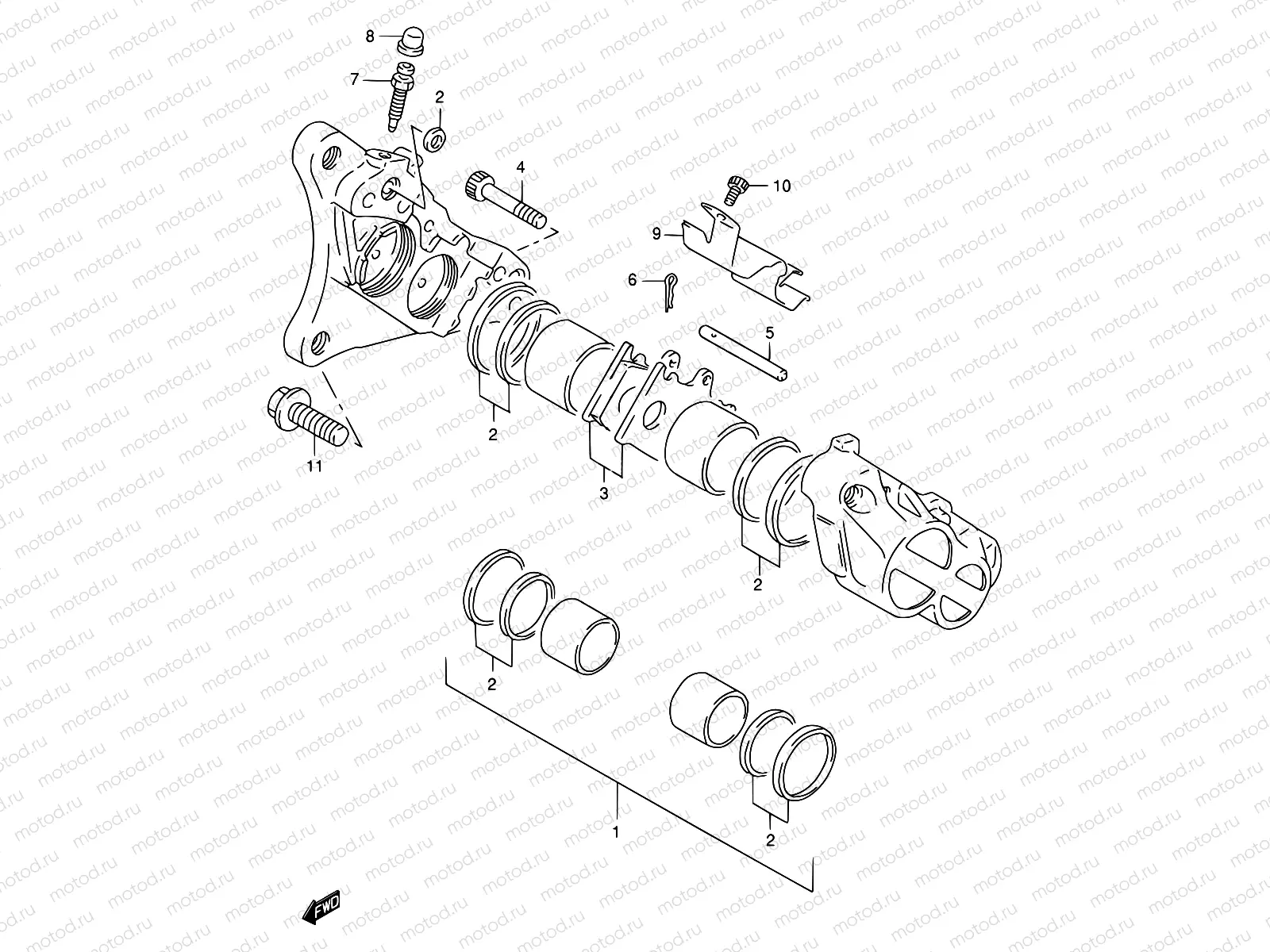 44 - FRONT CALIPER