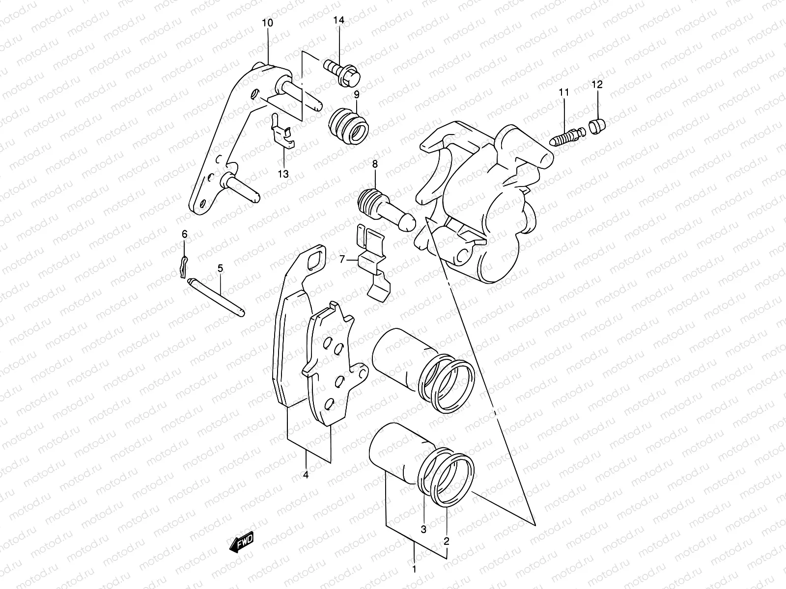 44 - FRONT CALIPER