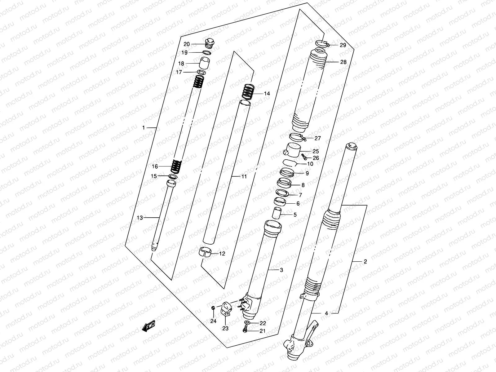 44 - FRONT DAMPER