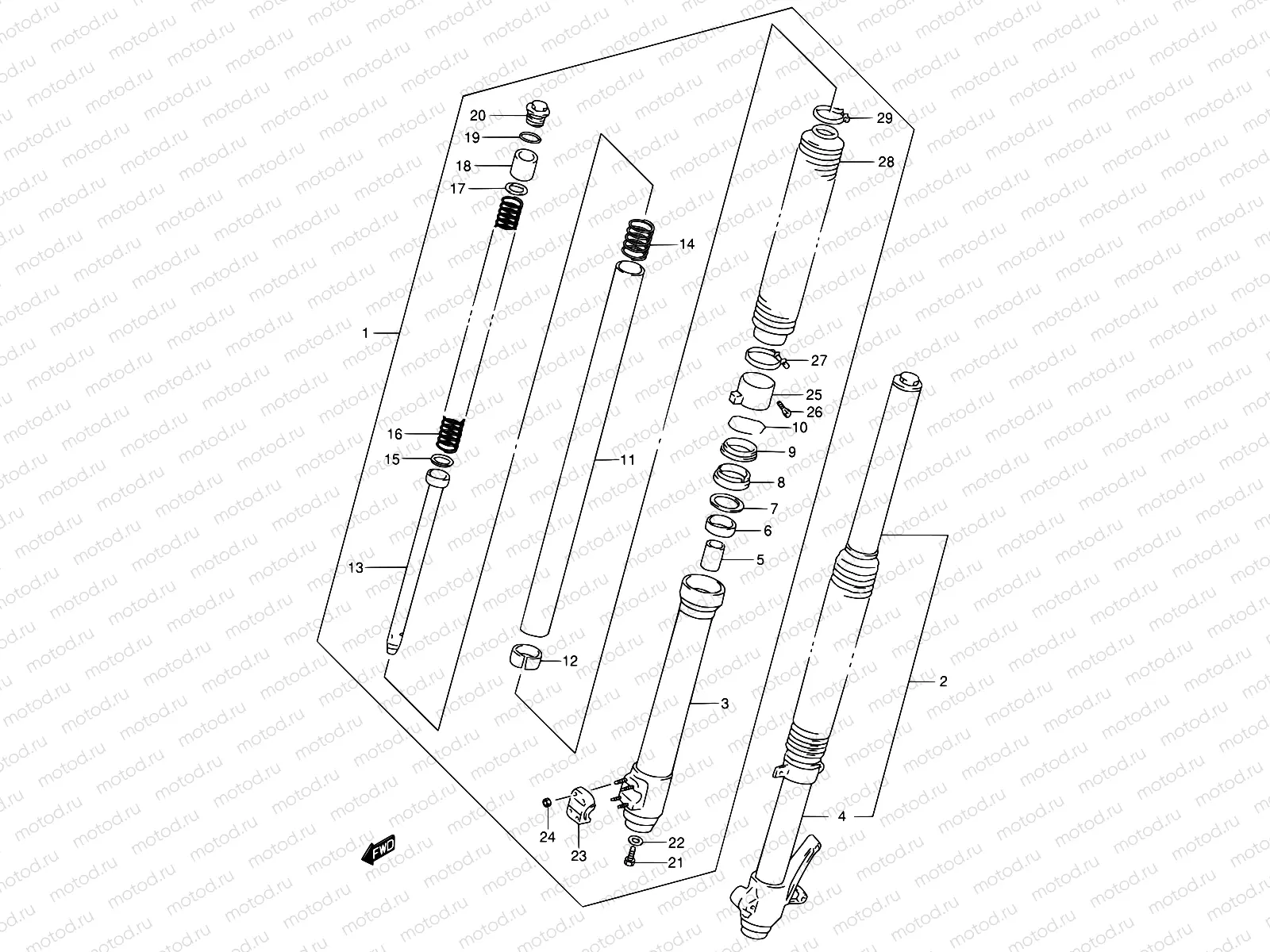 44 - FRONT DAMPER