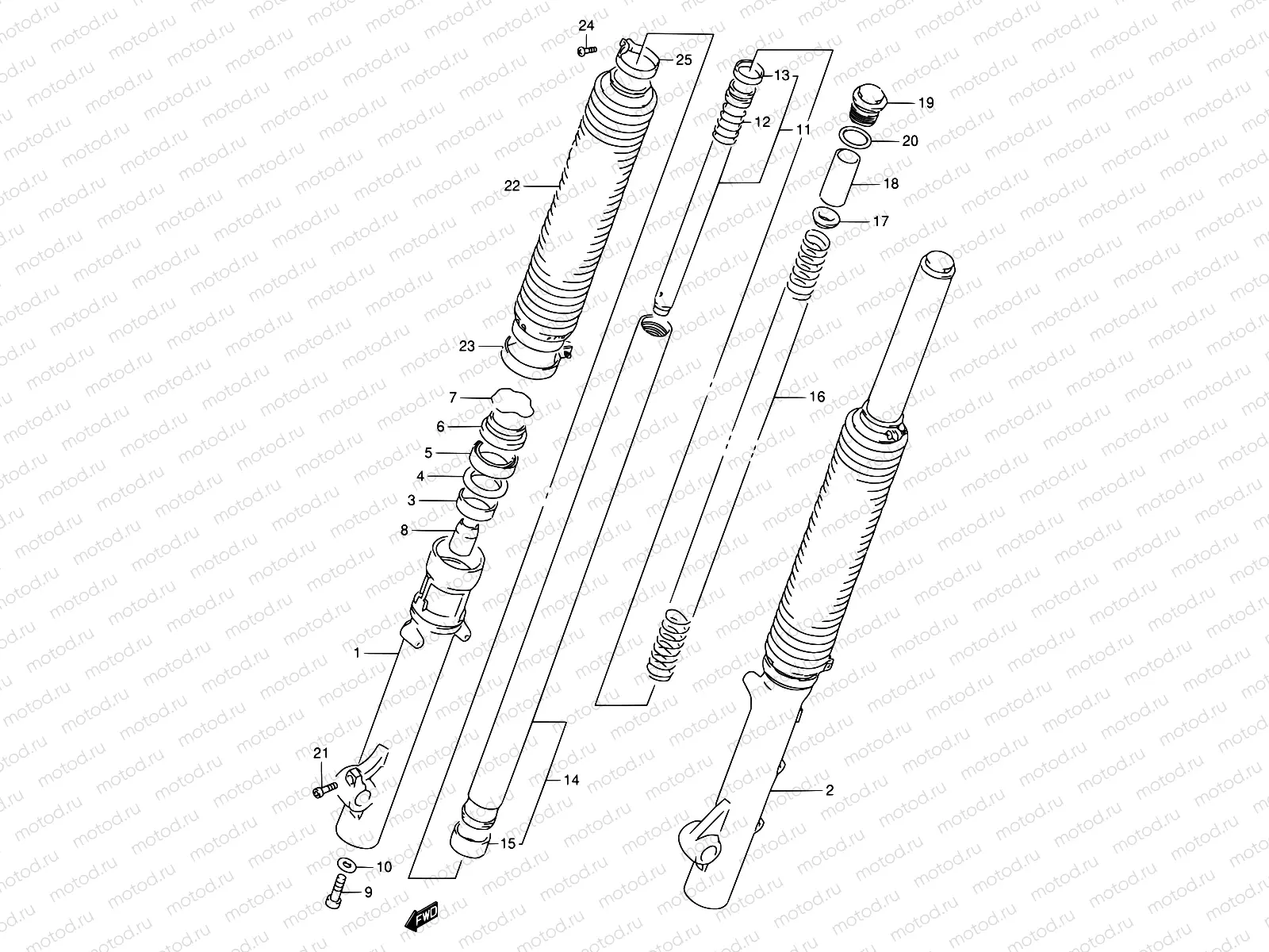 44 - FRONT FORK