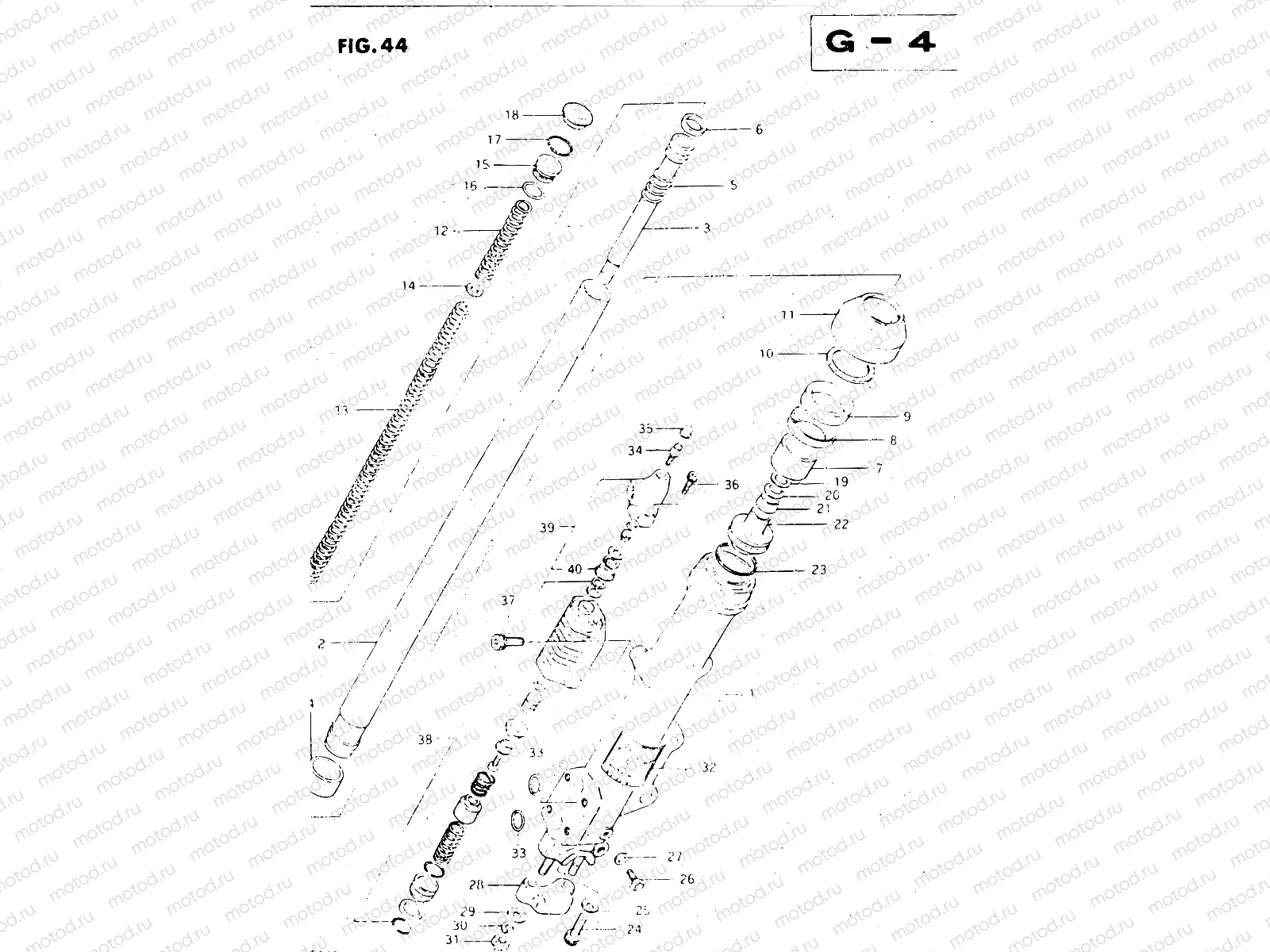 44 - FRONT LEFT DAMPER