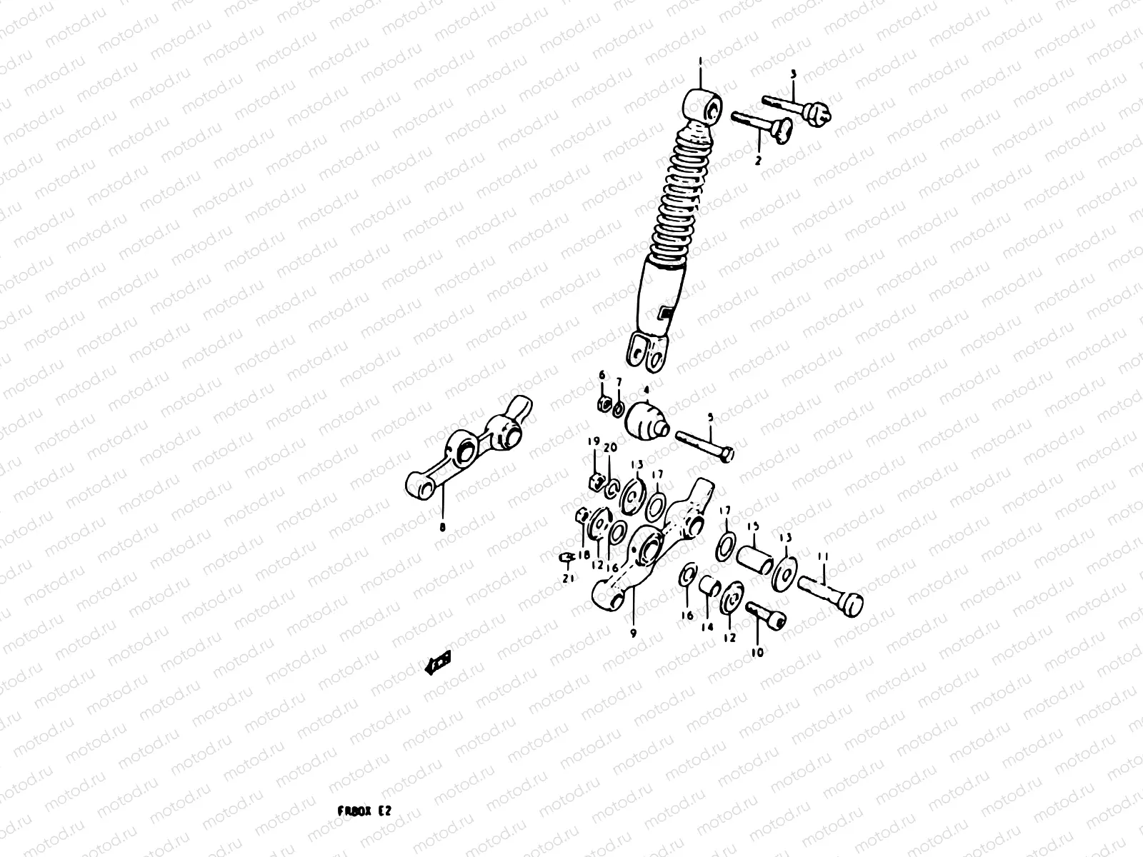 44 - FRONT SHOCK ABSORBER