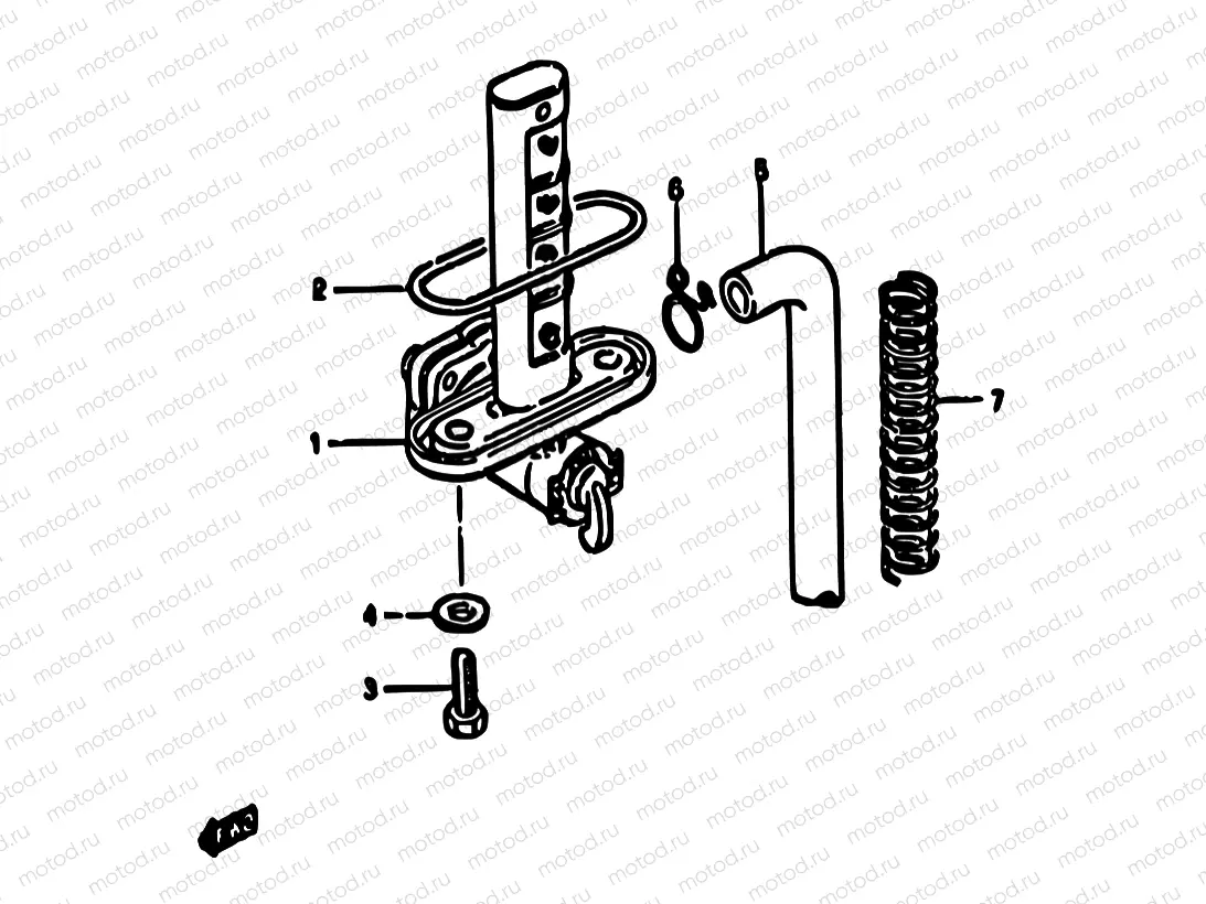 44 - FUEL COCK (MODEL X)