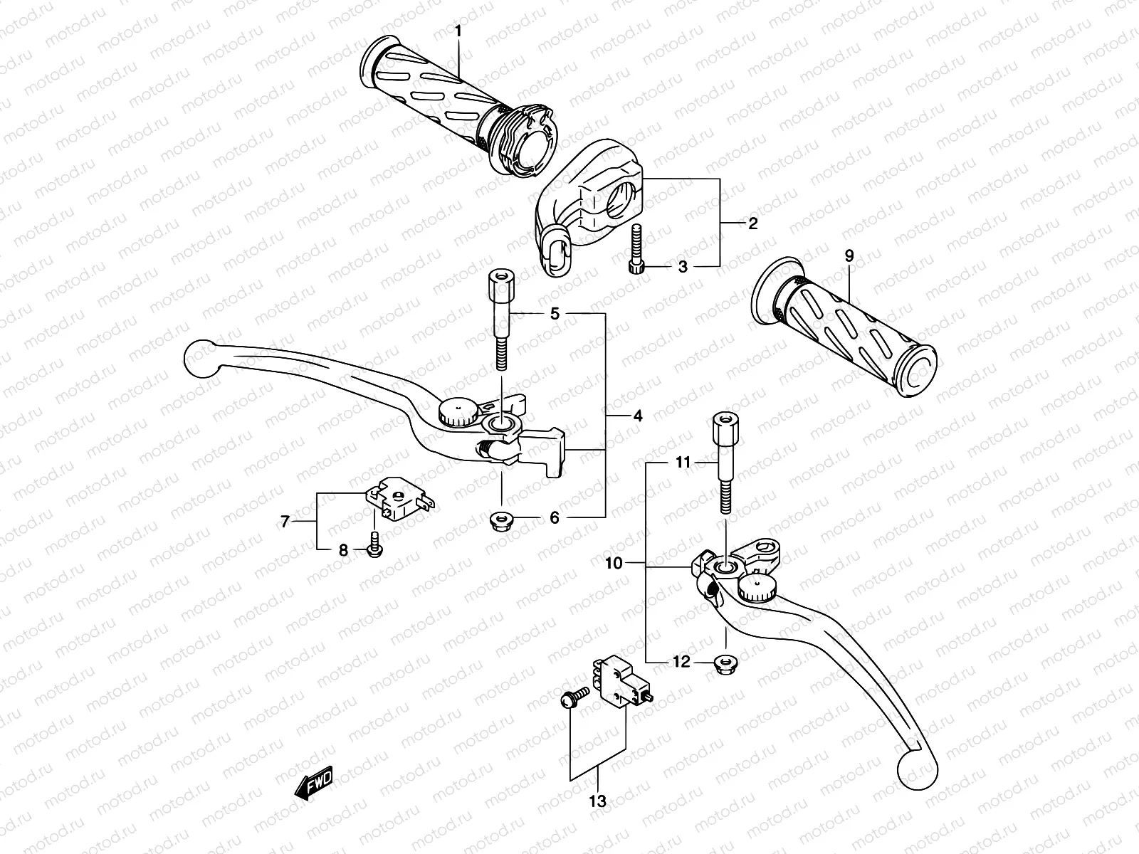 44 - HANDLE LEVER