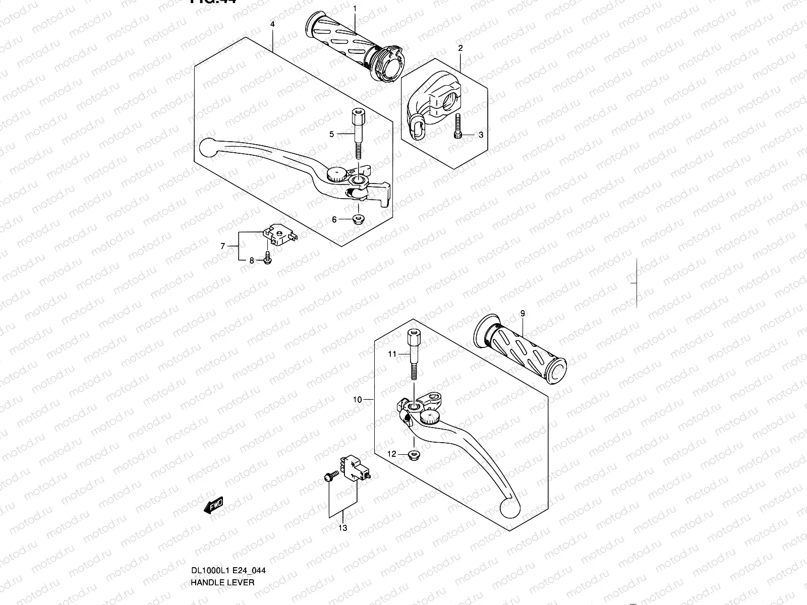 44 - HANDLE LEVER
