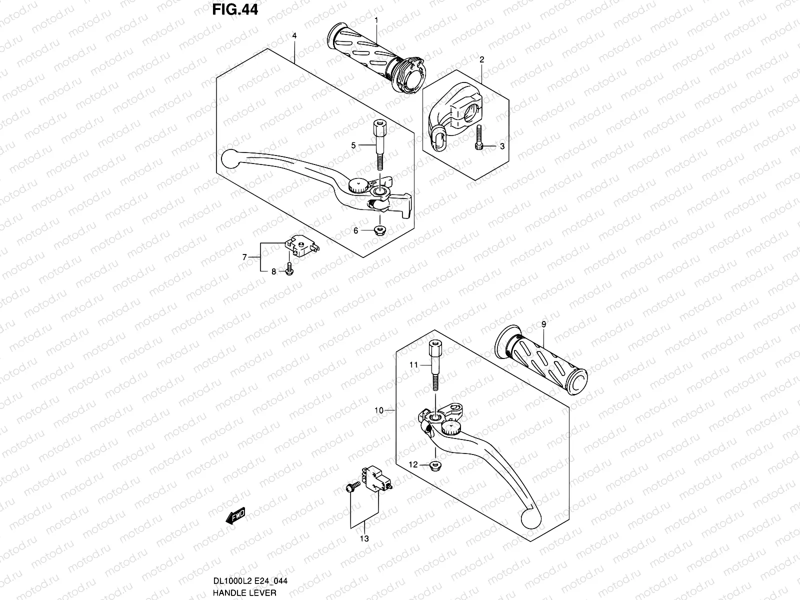 44 - HANDLE LEVER