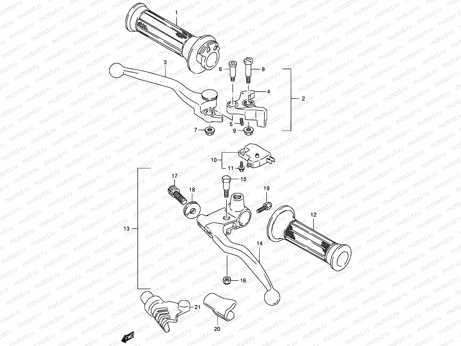 44 - HANDLE LEVER