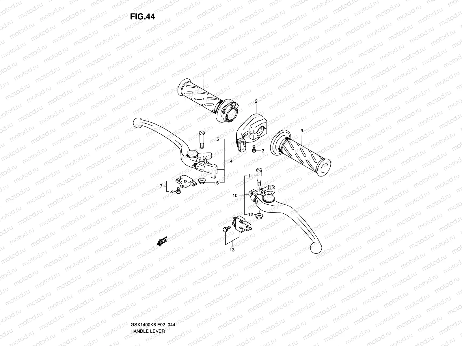 44 - HANDLE LEVER