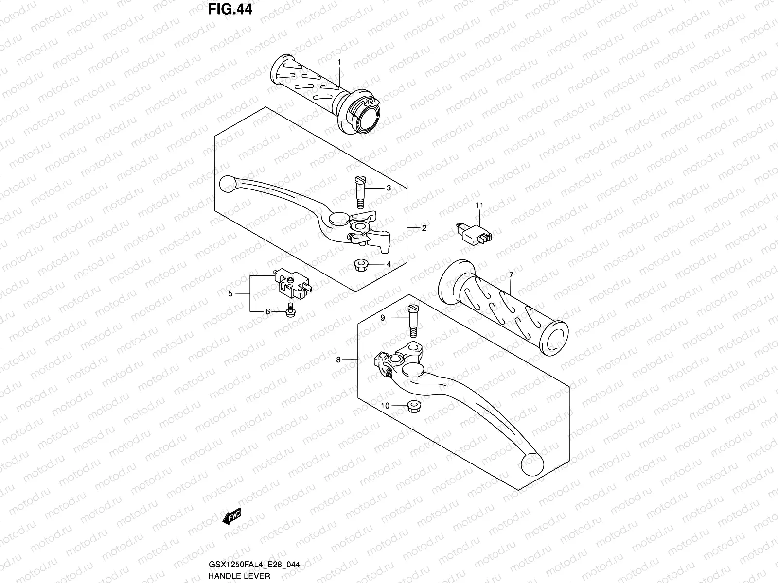 44 - HANDLE LEVER