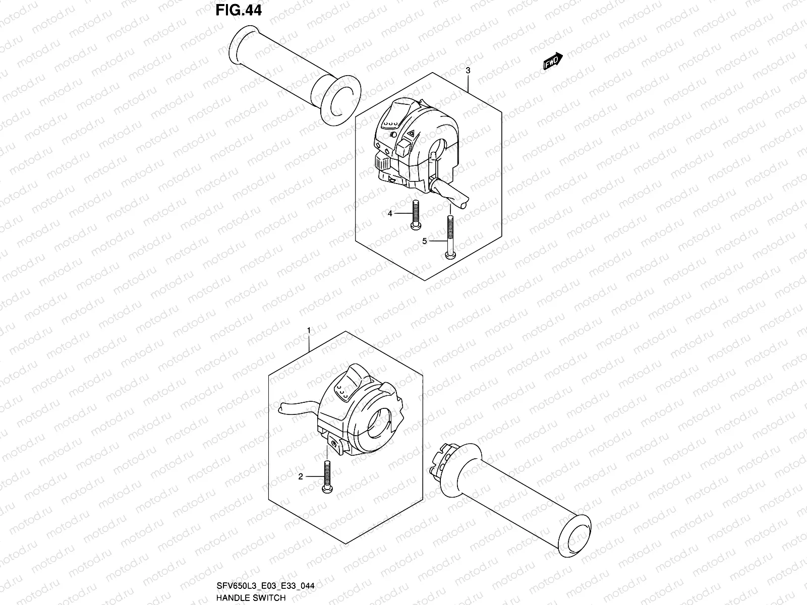 44 - HANDLE SWITCH