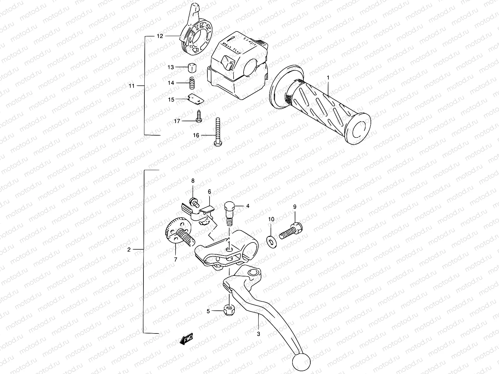44 - LEFT HANDLE SWITCH