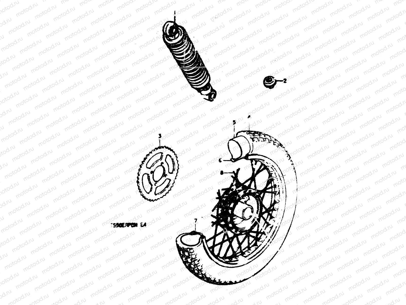 44 - REAR WHEEL