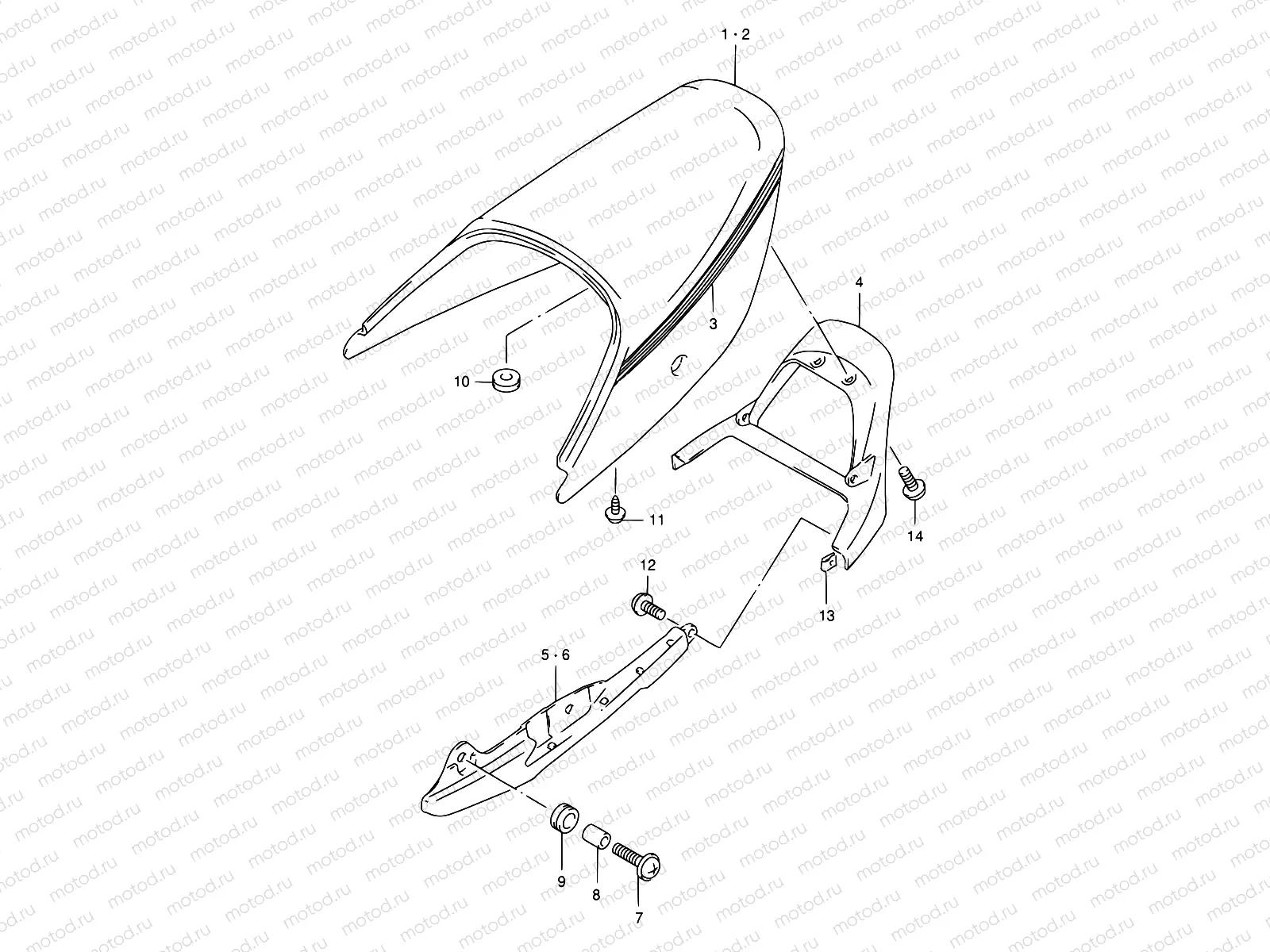 44 - SEAT TAIL COVER