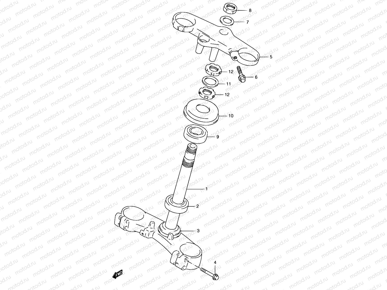 44 - STEERING STEM