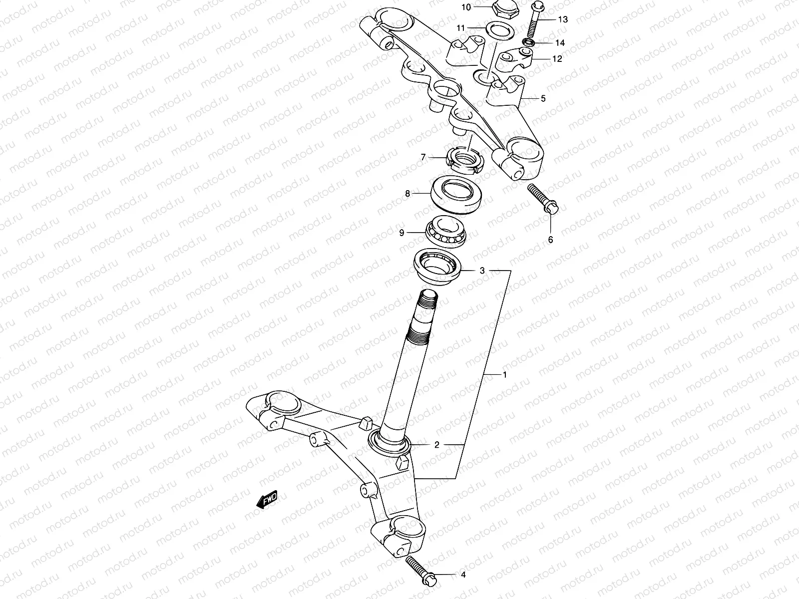44 - STEERING STEM