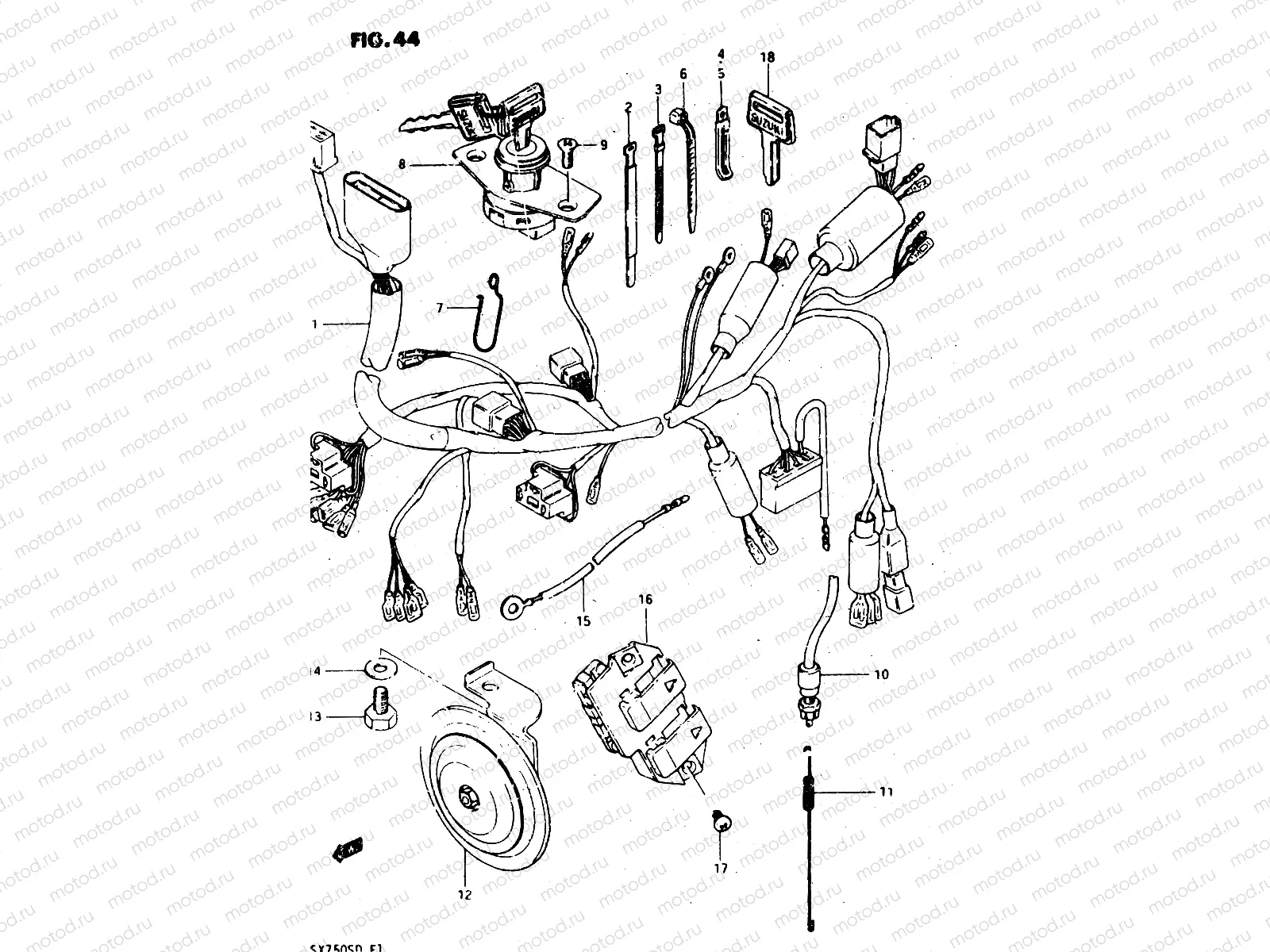 44 - WIRING HARNESS