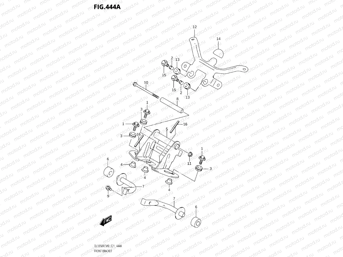 444A - FRONT BRACKET