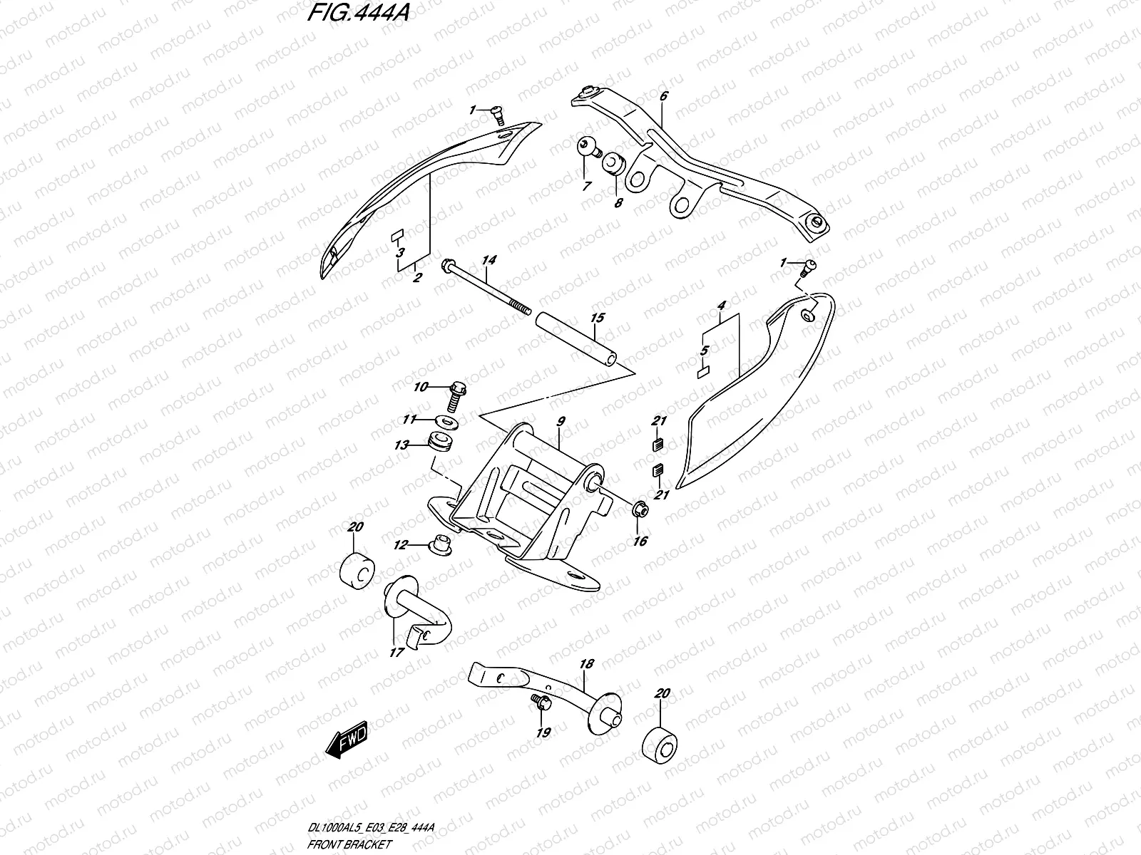 444A - FRONT BRACKET