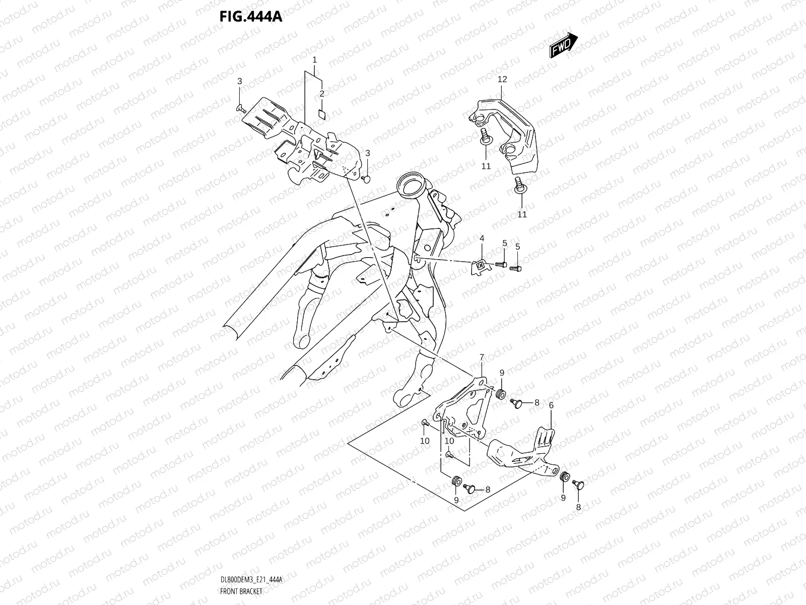 444A - FRONT BRACKET