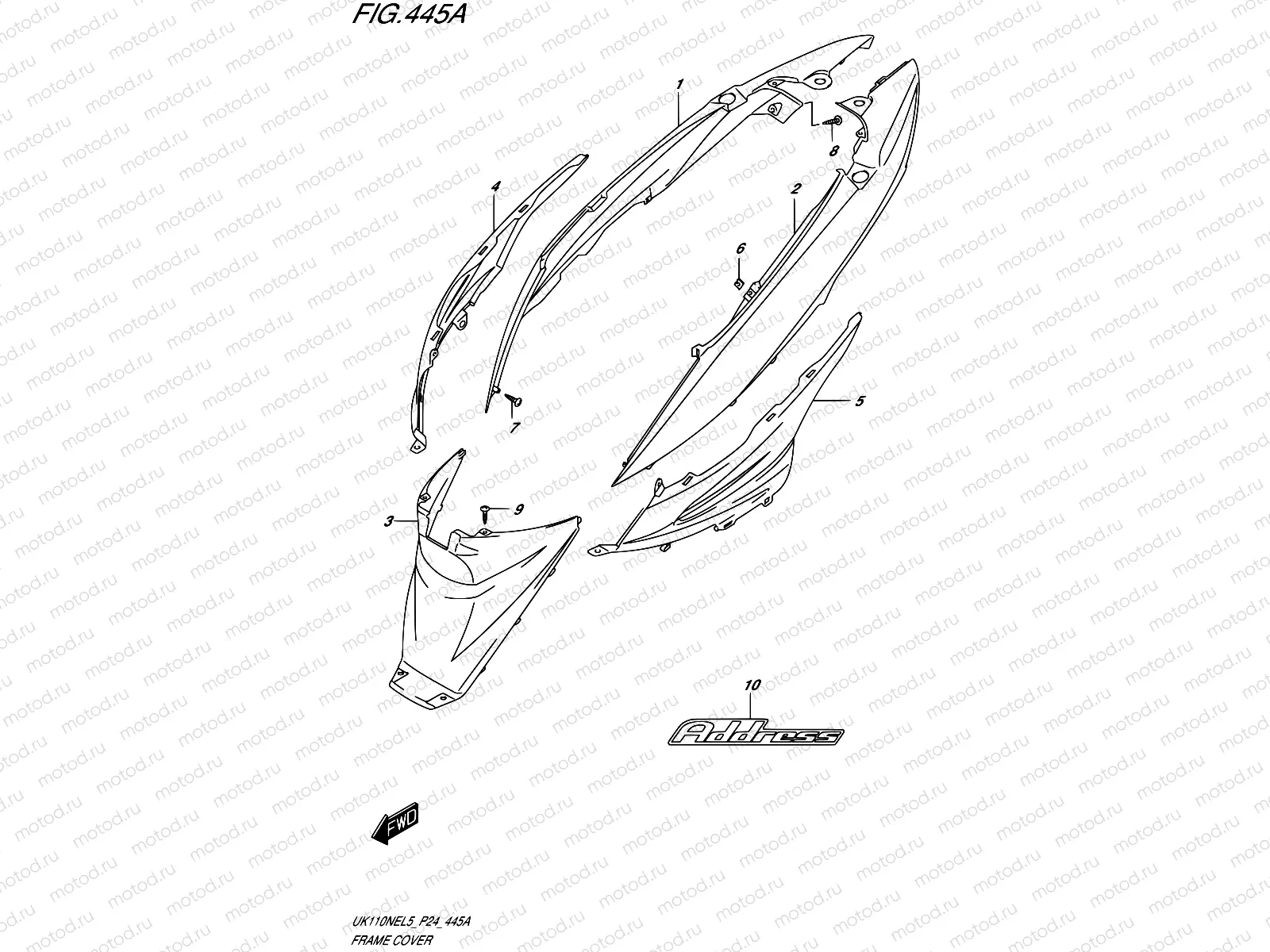 445A - FRAME COVER