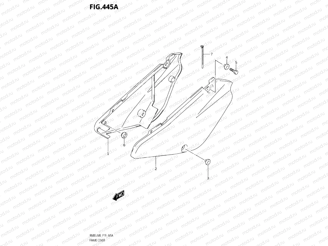 445A - FRAME COVER