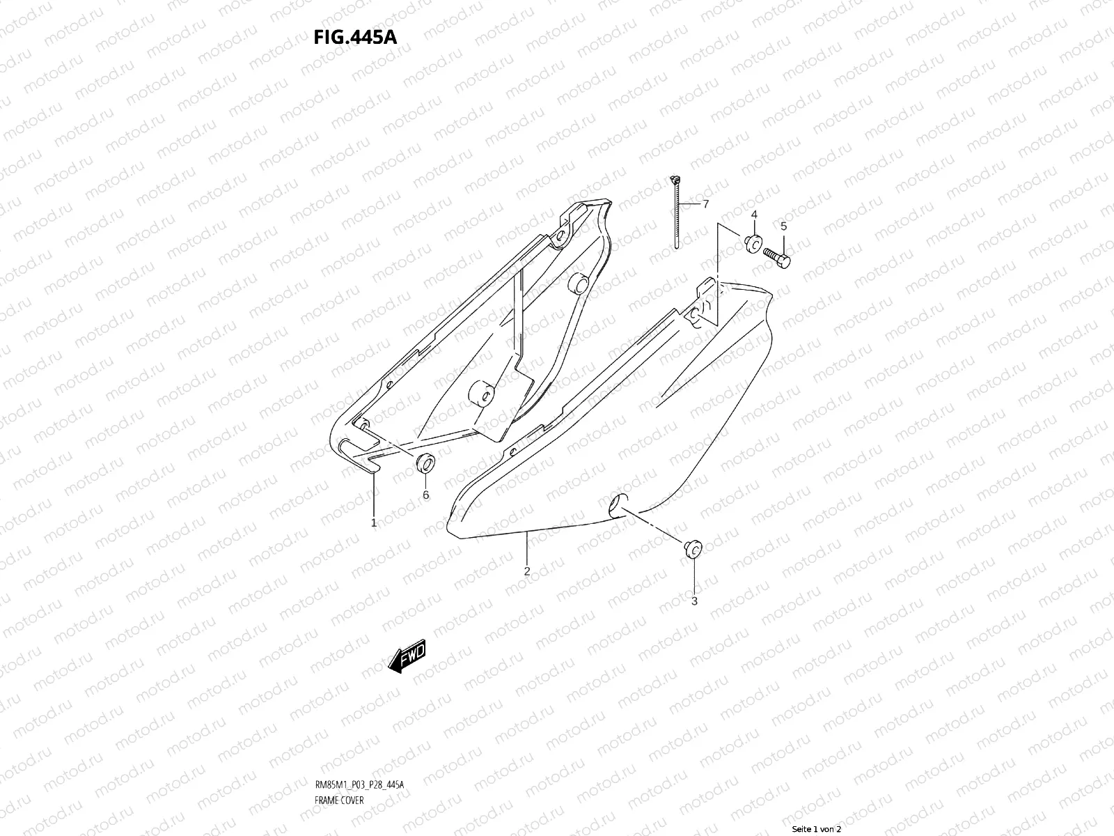 445A - FRAME COVER