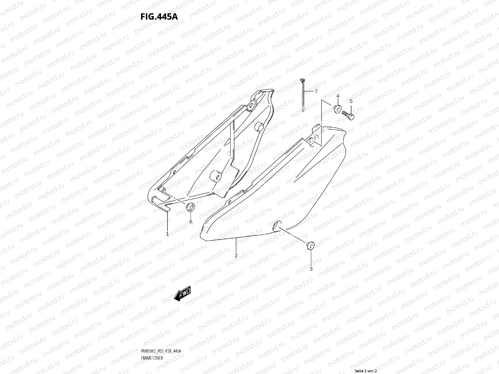 445A - FRAME COVER