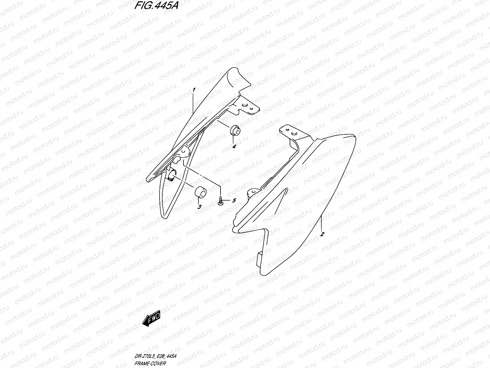 445A - FRAME COVER