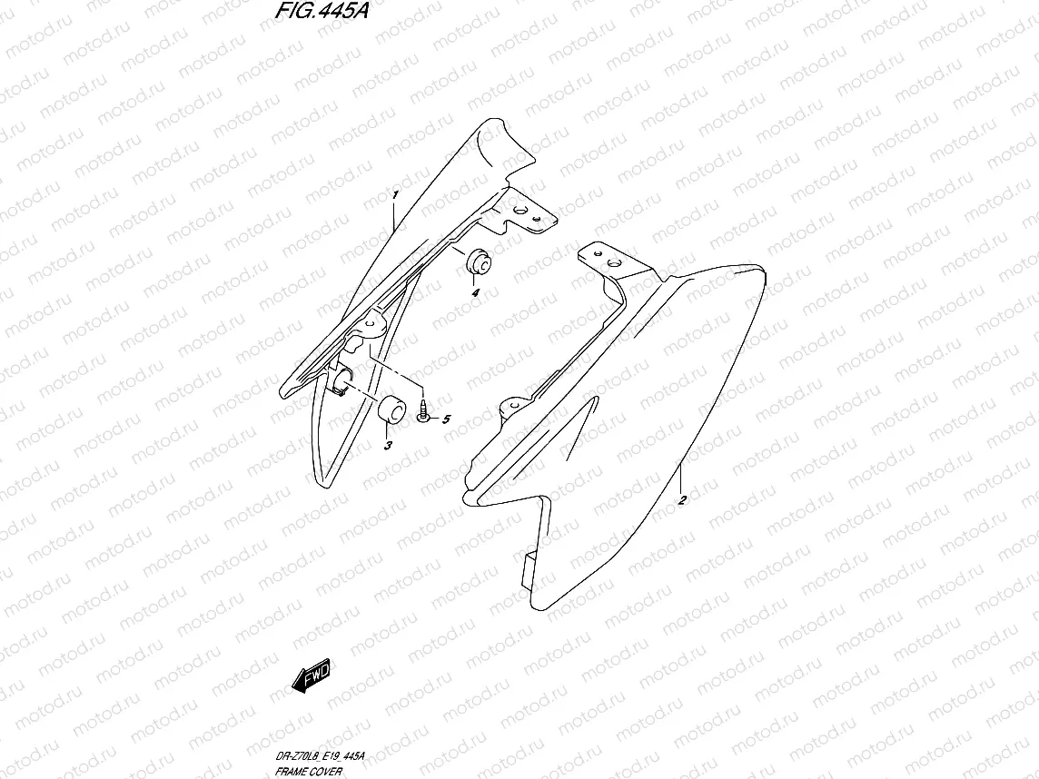 445A - FRAME COVER