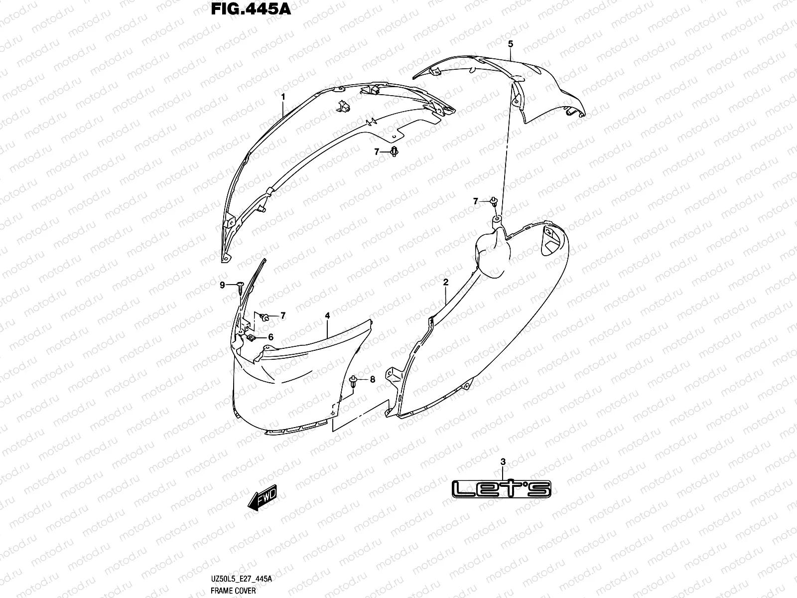 445A - FRAME COVER