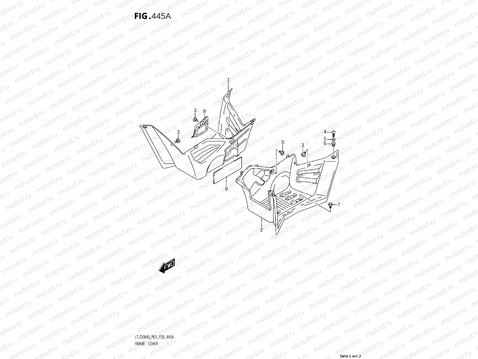 445A - FRAME COVER