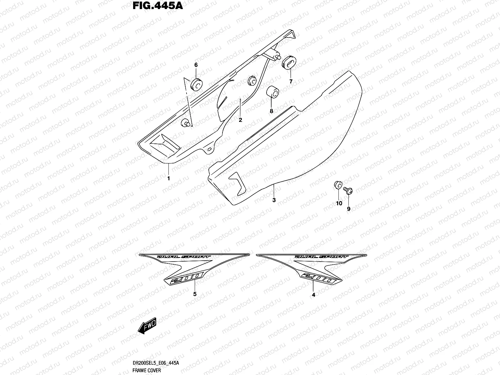 445A - FRAME COVER