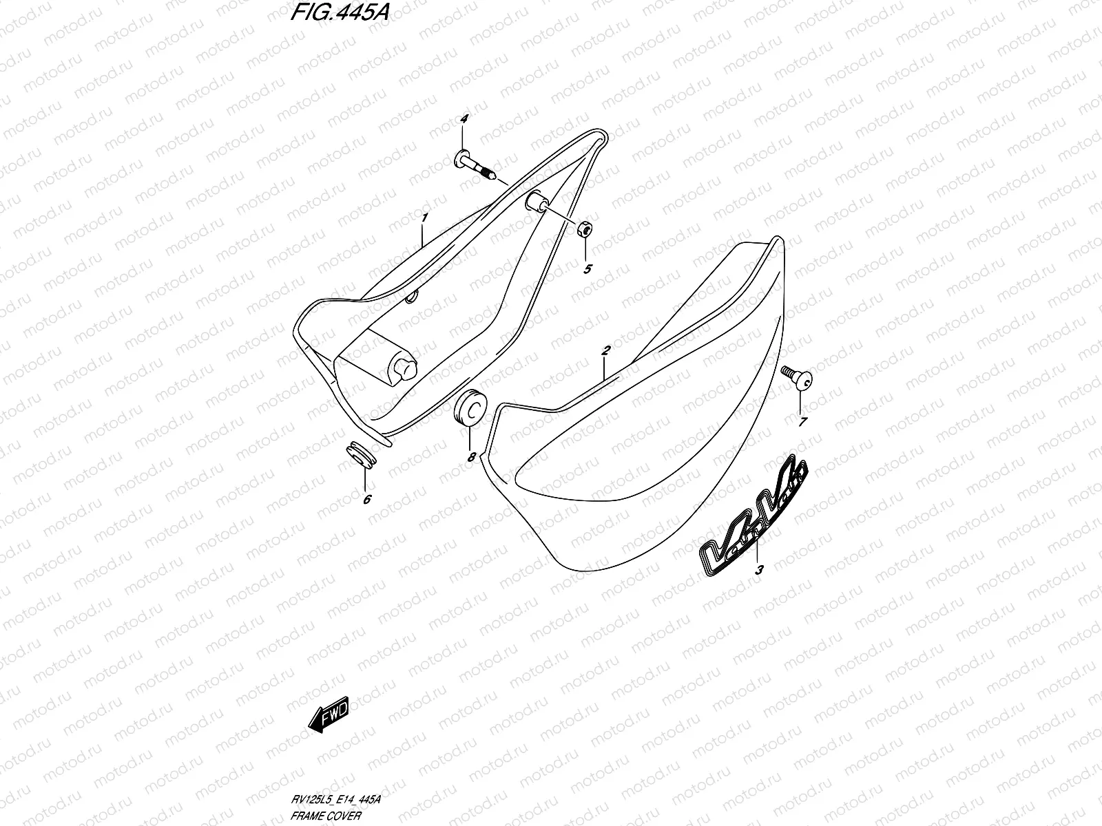 445A - FRAME COVER