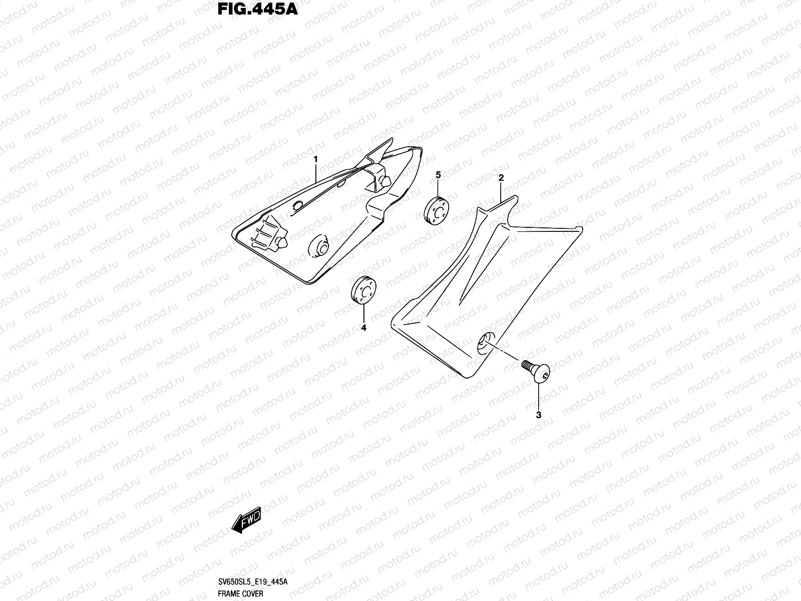 445A - FRAME COVER