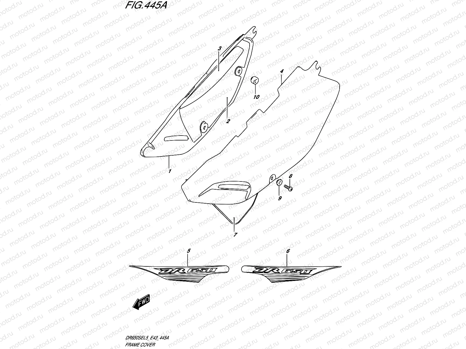 445A - FRAME COVER