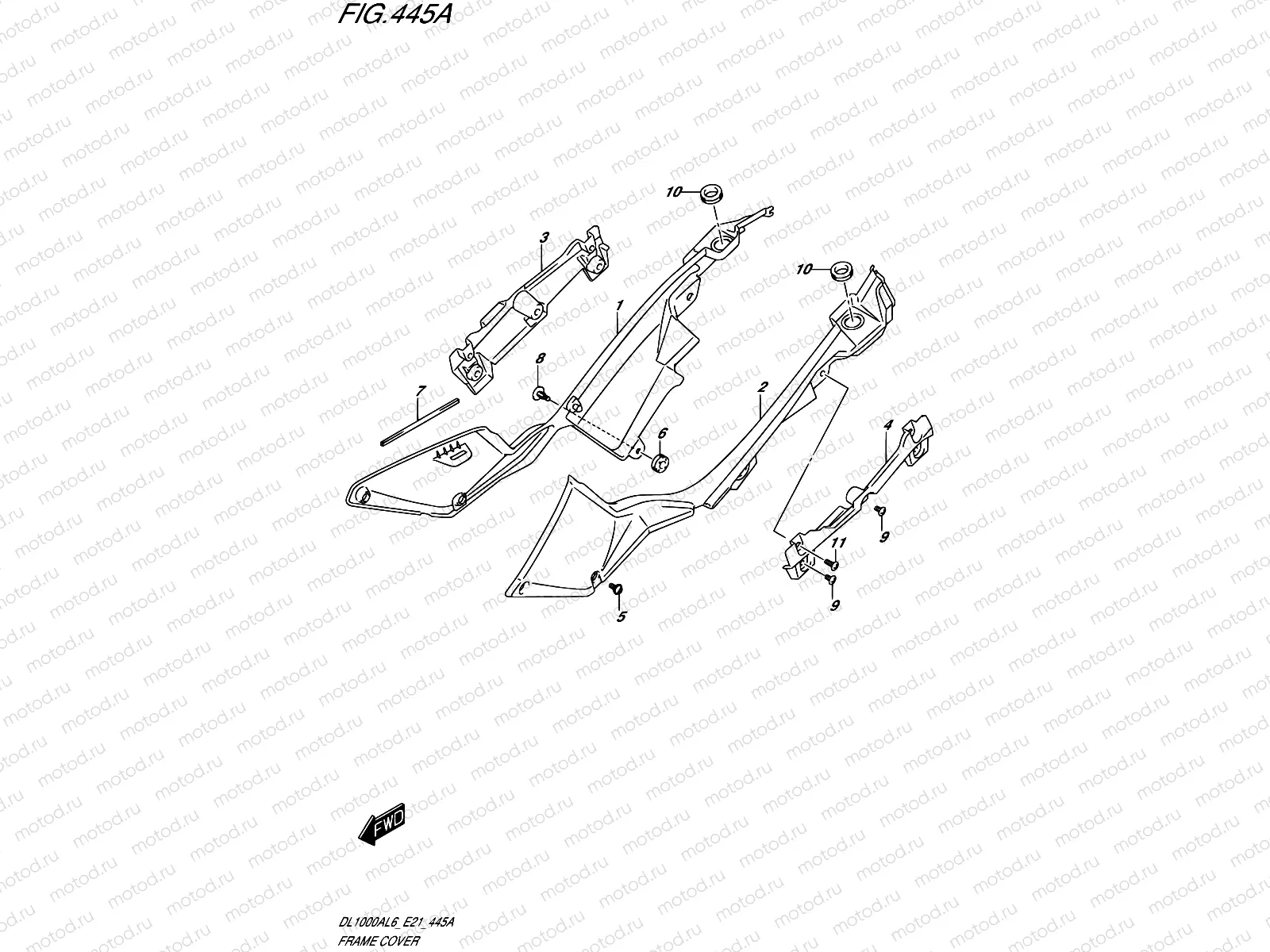 445A - FRAME COVER